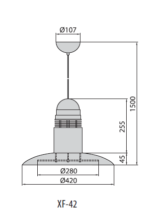 Подвесной светильник XF-42, Brilum