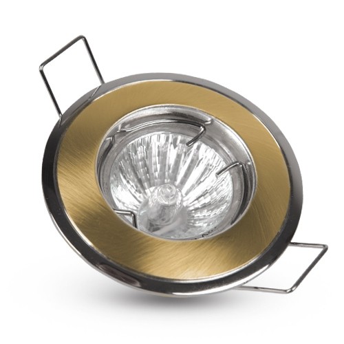 Светильник точечный DL-31 матовое золото/хром, Brilum