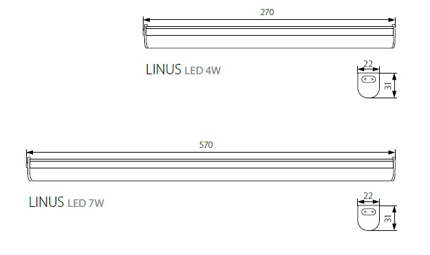 Светильник LINUS LED 4W-NW (27590)