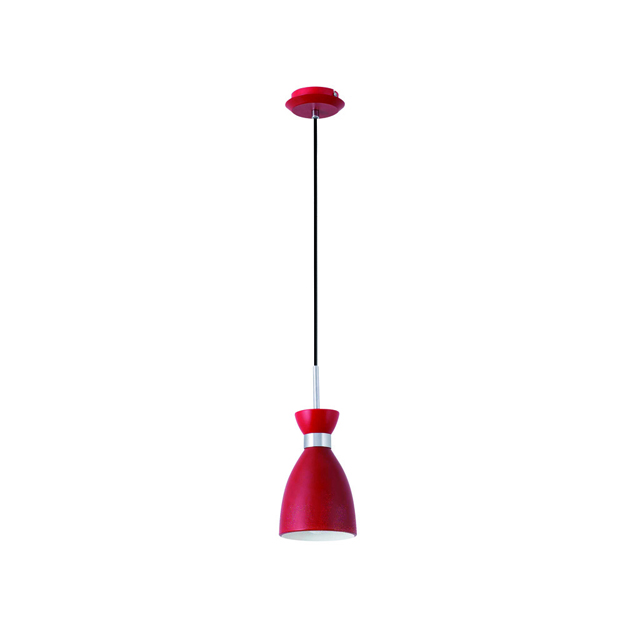 Светильник подвесной RETRO HANGING LAMP R (23997) красный, Faro
