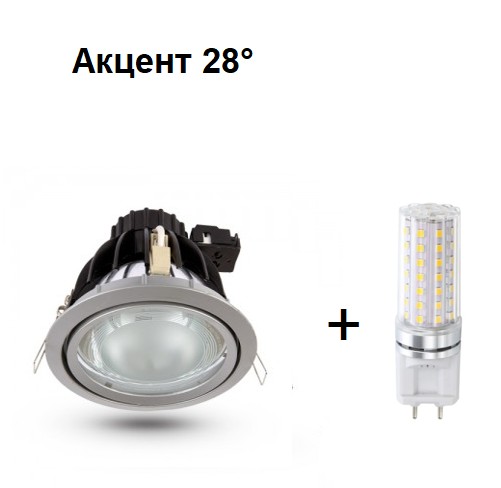 Світильник світлодіодний 7912 LED 15W сірий, Brilum